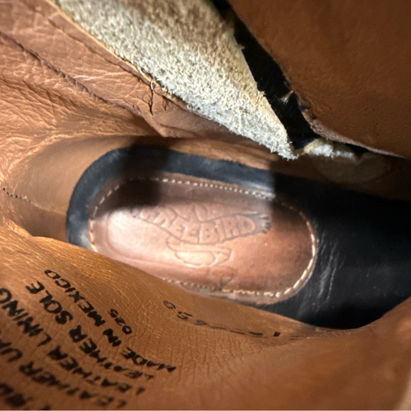 Freebird by Steven Crue Women's Leather Bootie Boots Blue, Size 7 Ankle Zip - Picture 8 of 13